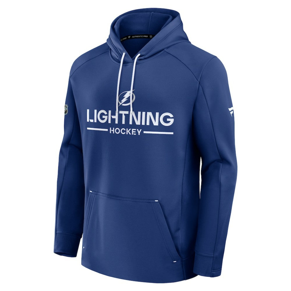 Tampa Bay Lightning - Fanatics Authentic Pro Rink Hoodie Blue