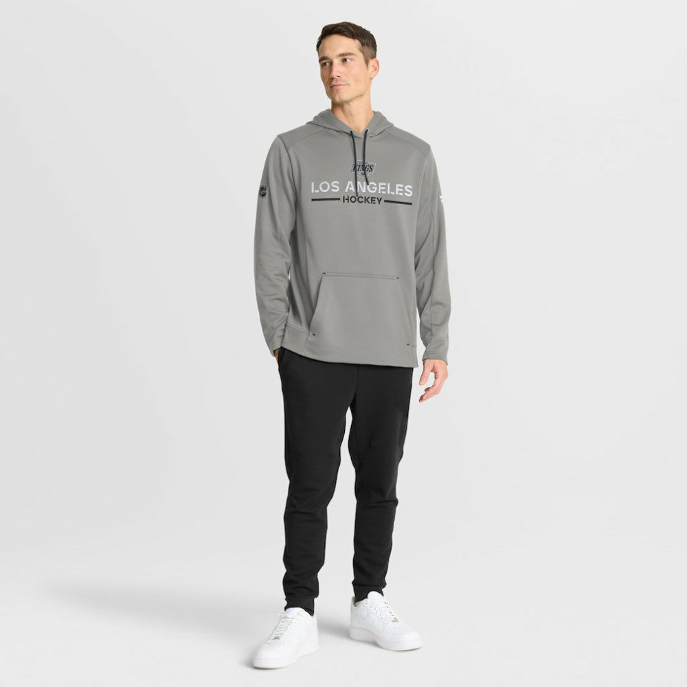 Los Angeles Kings - Fanatics Authentic Pro Rink Hoodie Silver