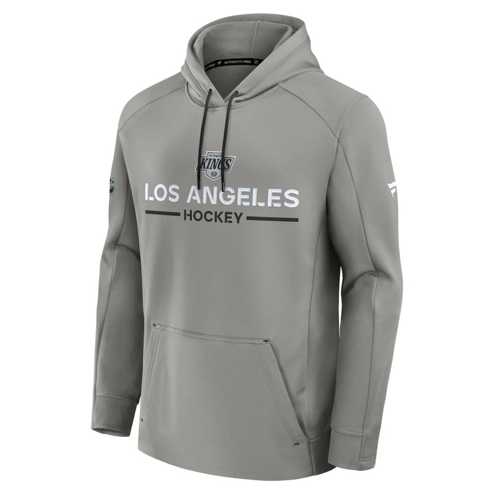 Los Angeles Kings - Fanatics Authentic Pro Rink Hoodie Silver