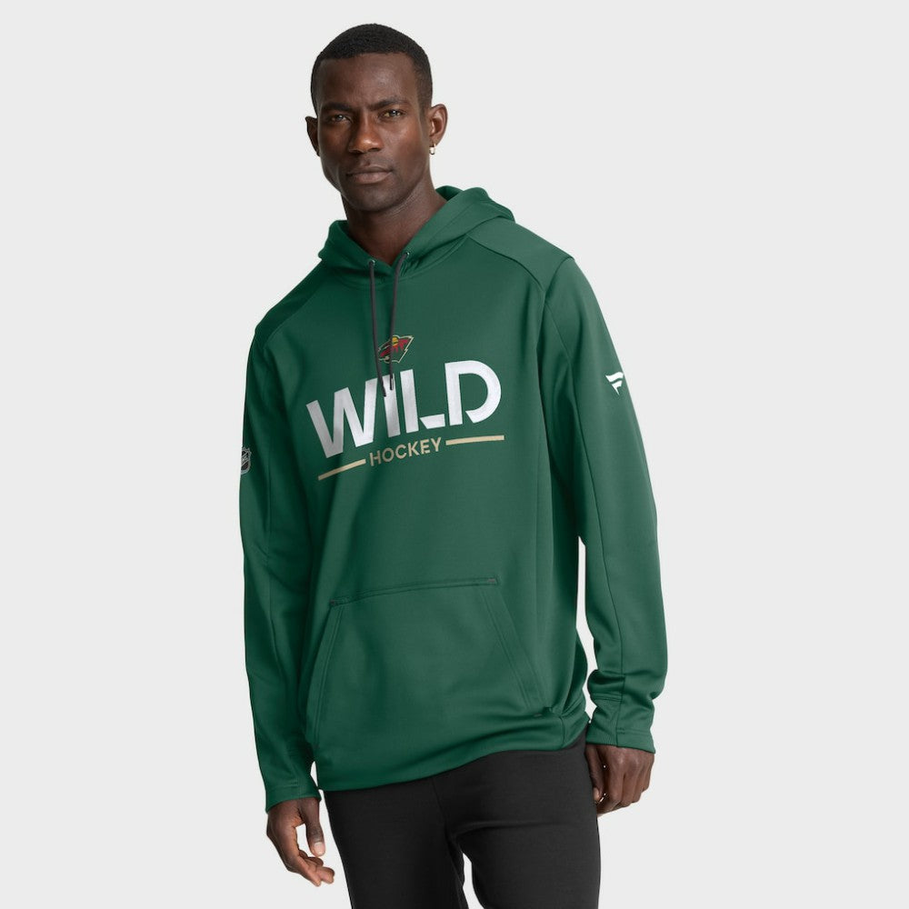 Minnesota Wild - Fanatics Authentic Pro Rink Hoodie Green
