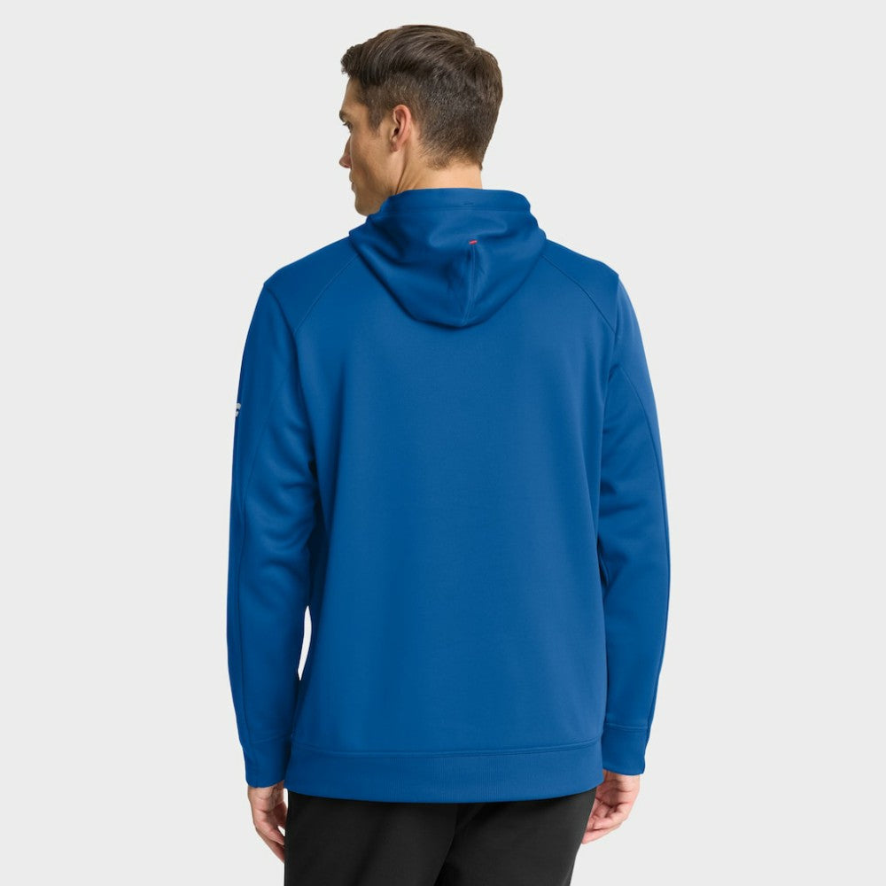 New York Rangers Fanatics Authentic Pro Rink Centennial Hoodie - Blue