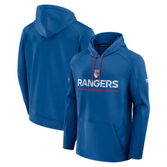 New York Rangers Fanatics Authentic Pro Rink Centennial Hoodie - Blue