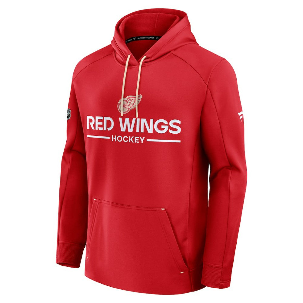 Detroit Red Wings - Fanatics Authentic Pro Centennial Rink Hoodie - Red