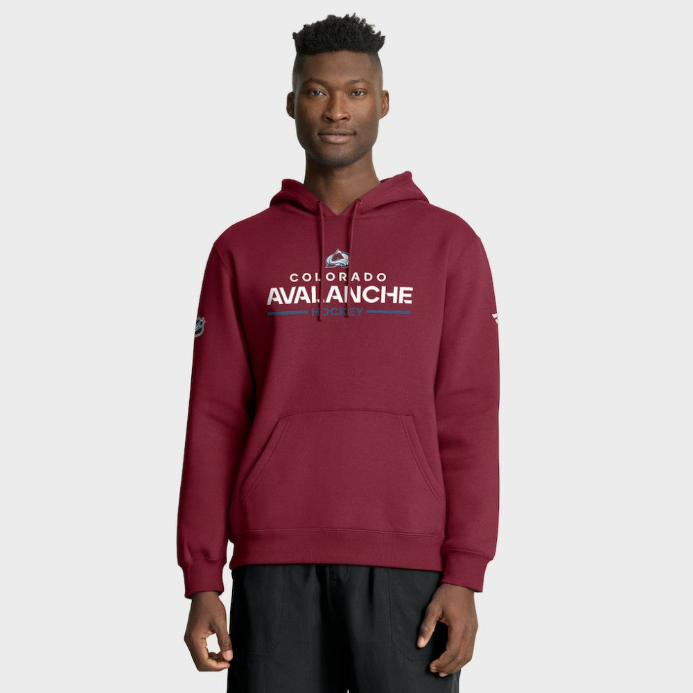 Colorado Avalanche - Fanatics Authentic Pro Primary Hoodie Burgundy