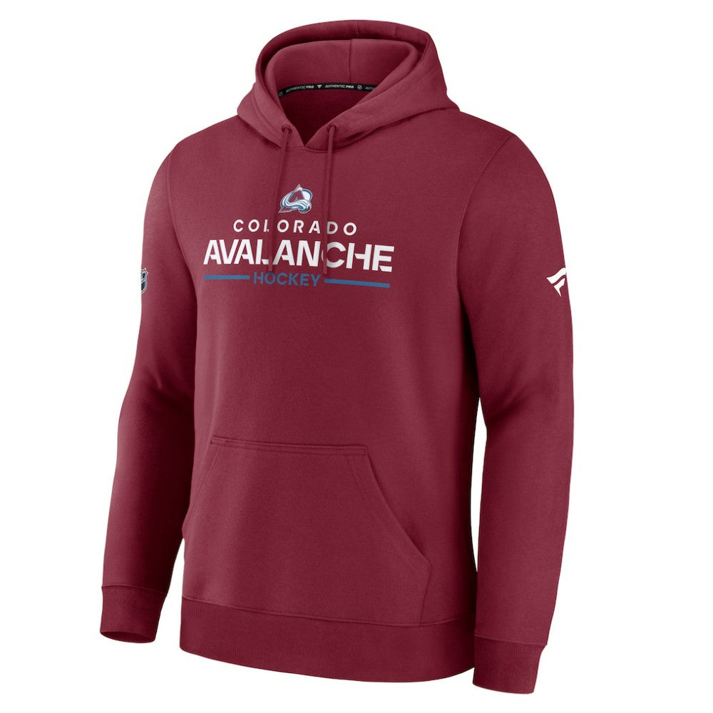 Colorado Avalanche - Fanatics Authentic Pro Primary Hoodie Burgundy