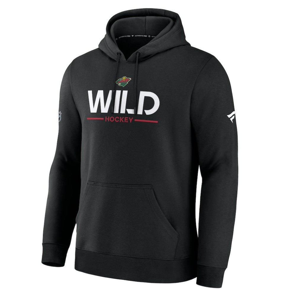 Minnesota Wild - Fanatics Authentic Pro Primary Hoodie Black
