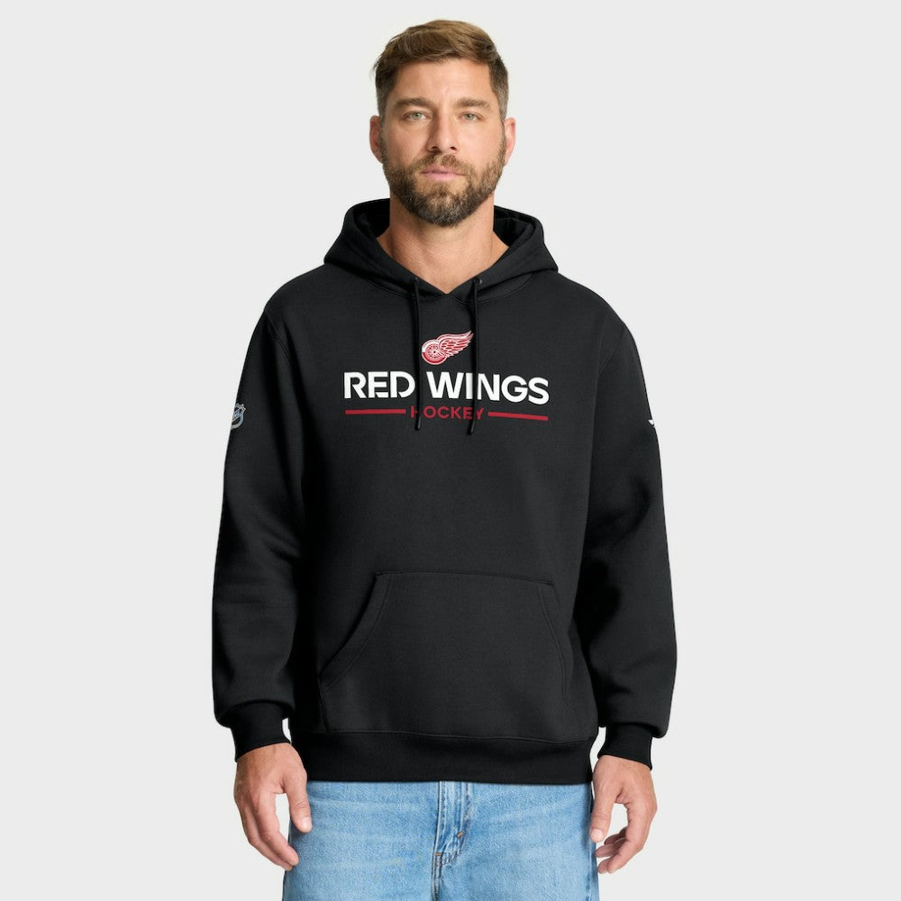 Detroit Red Wings - Fanatics Authentic Pro Primary Hoodie Black