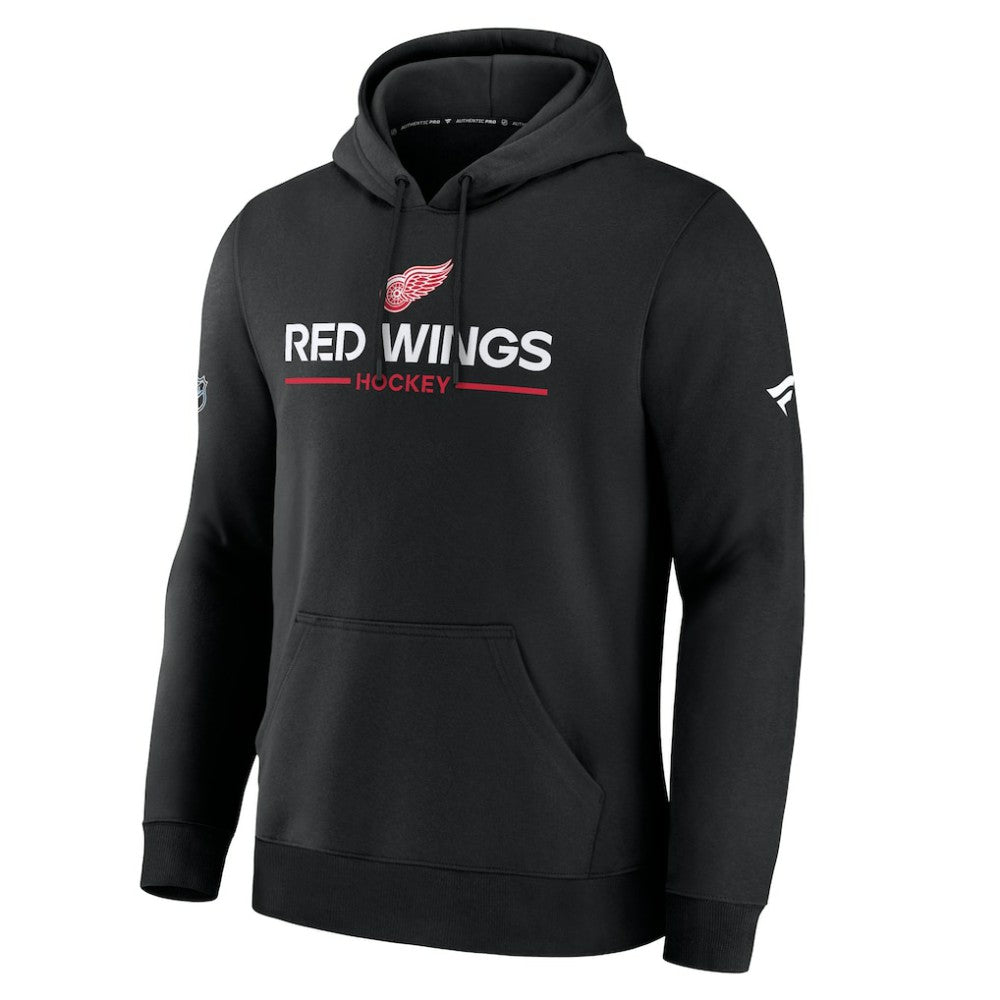 Detroit Red Wings - Fanatics Authentic Pro Primary Hoodie Black