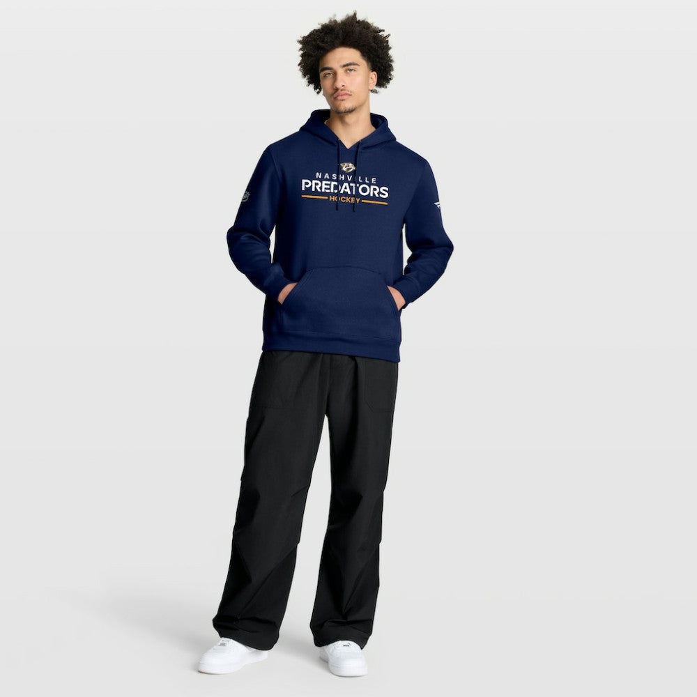 Nashville Predators - Fanatics Authentic Pro Primary Hoodie Navy