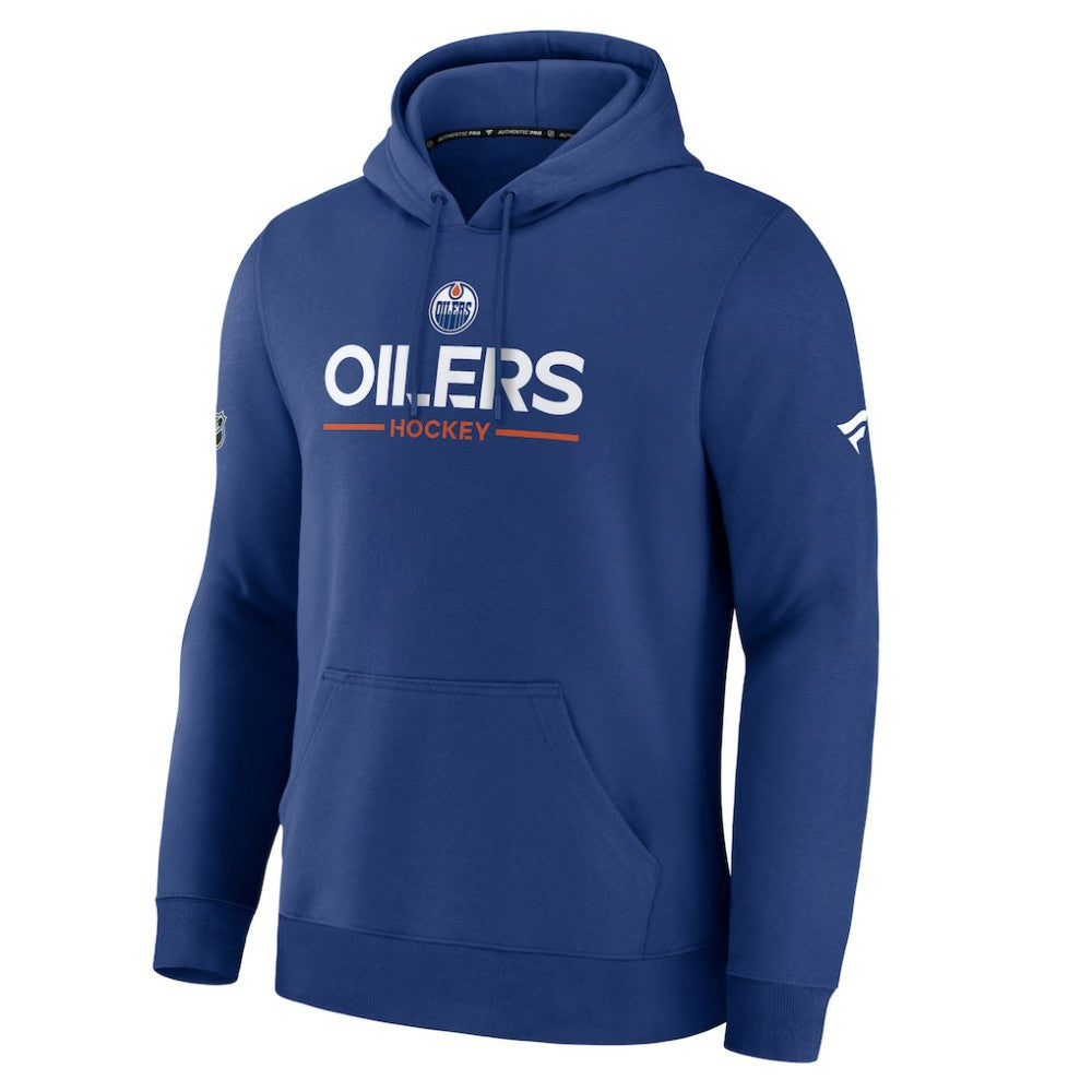 Edmonton Oilers - Fanatics Authentic Pro Primary Hoodie Royal