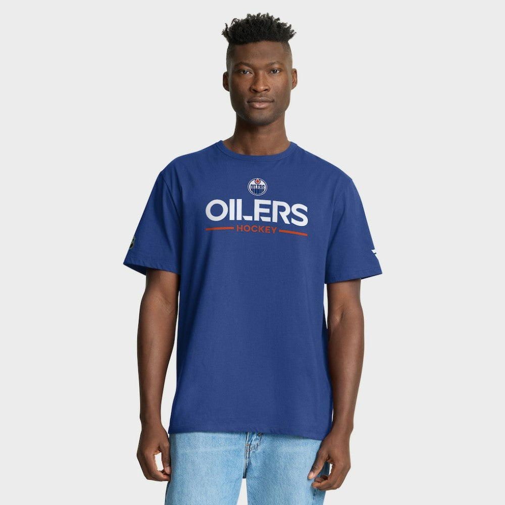 Edmonton Oilers - Fanatics Authentic Pro Primary T-Shirt Royal