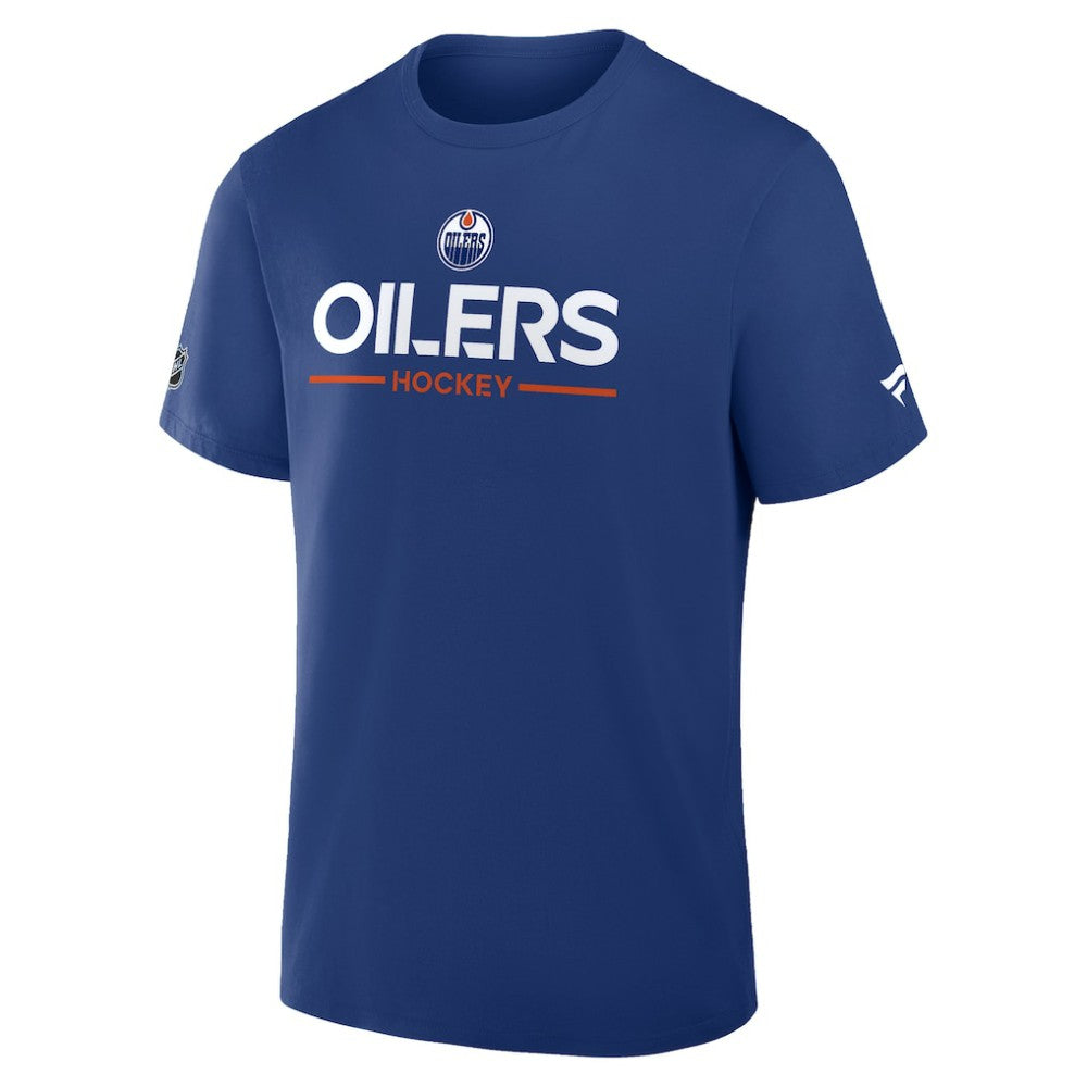 Edmonton Oilers - Fanatics Authentic Pro Primary T-Shirt Royal