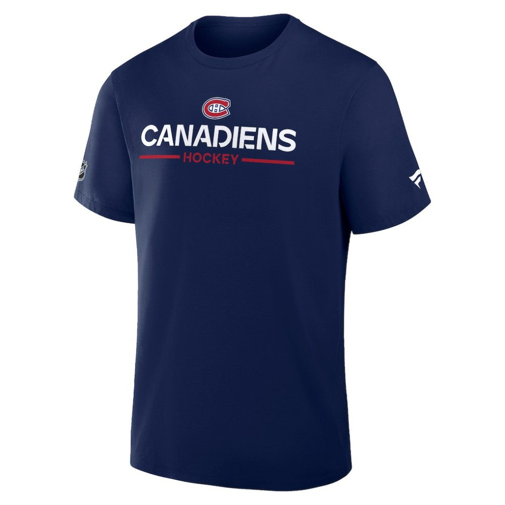 Montreal Canadiens - Fanatics Authentic Pro Primary T-Shirt Navy