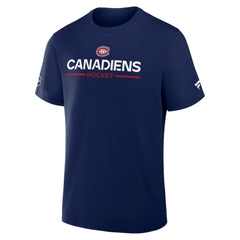 Montreal Canadiens - Fanatics Authentic Pro Primary T-Shirt Navy