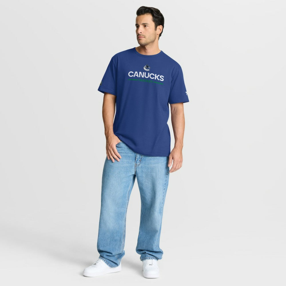 Vancouver Canucks - Fanatics Authentic Pro Primary T-Shirt Blue