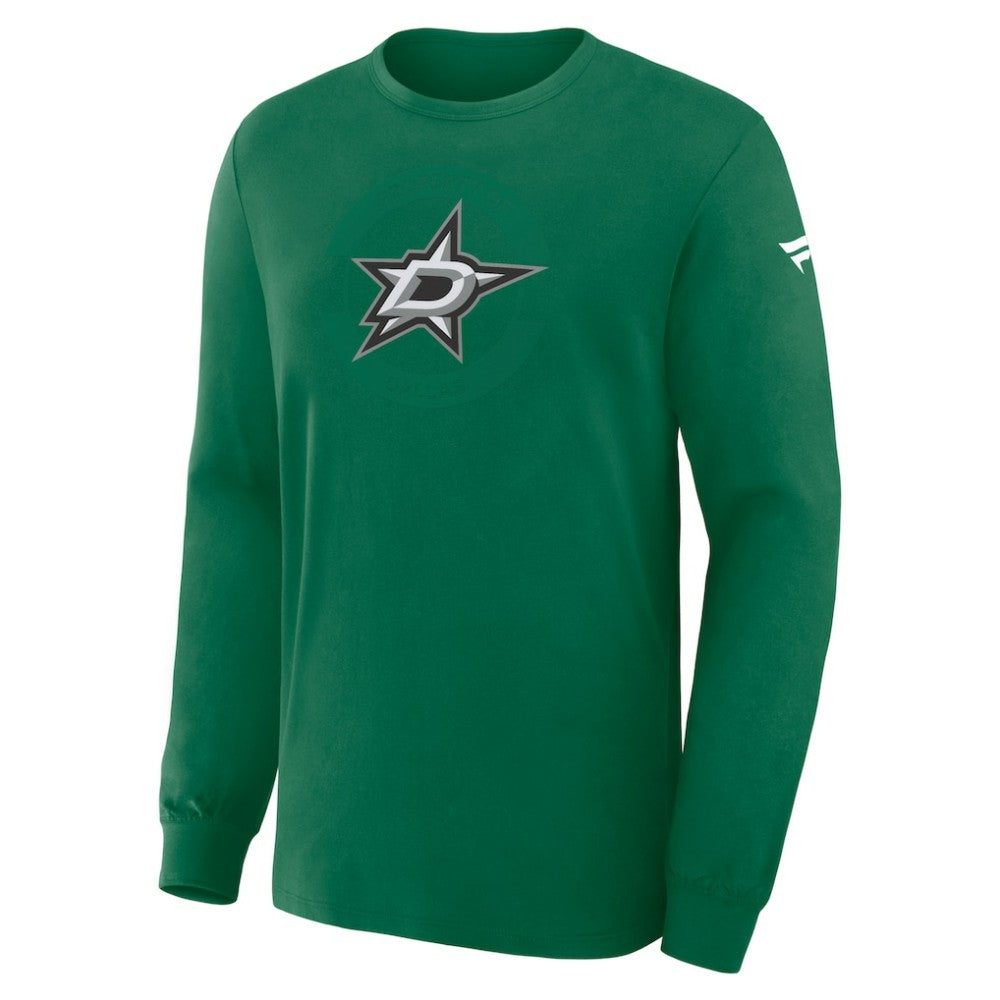 Dallas Stars - Fanatics Authentic Pro Property Of Practice Long Sleeve T-Shirt Kelly Green