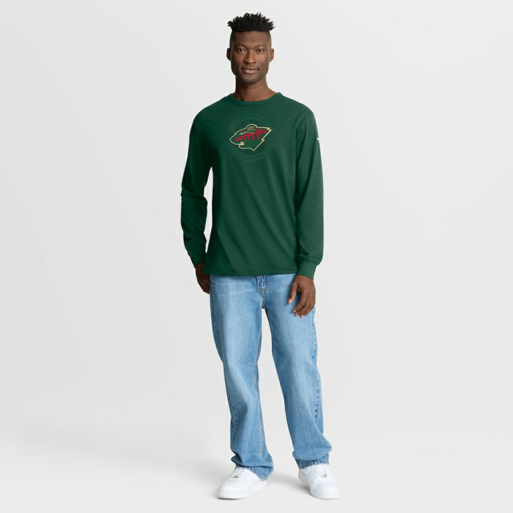 Minnesota Wild - Fanatics Authentic Pro Property Of Practice Long Sleeve T-Shirt Green