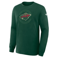 Minnesota Wild - Fanatics Authentic Pro Property Of Practice Long Sleeve T-Shirt Green