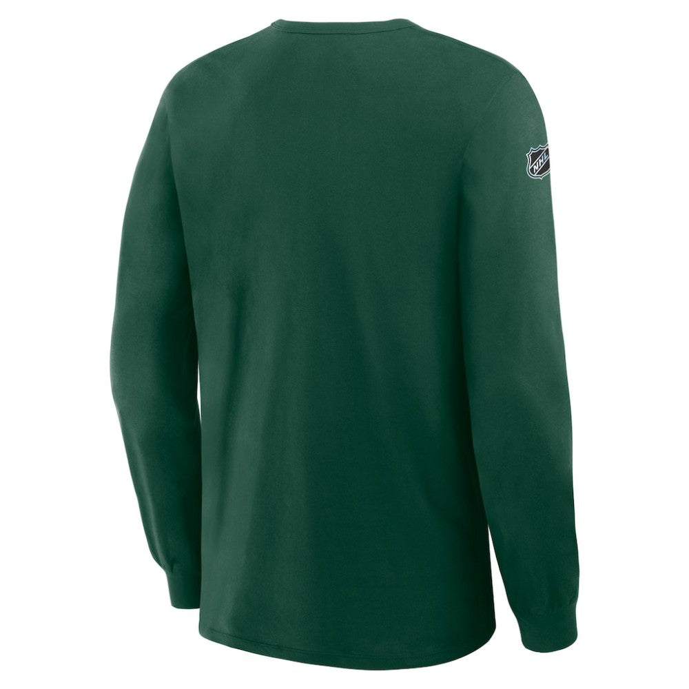 Minnesota Wild - Fanatics Authentic Pro Property Of Practice Long Sleeve T-Shirt Green