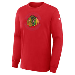 Chicago Blackhawks Fanatics Authentic Pro Property Of Practice Long Sleeve T-Shirt Red