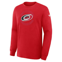 Carolina Hurricanes - Fanatics Authentic Pro Property Of Practice Long Sleeve T-Shirt Red
