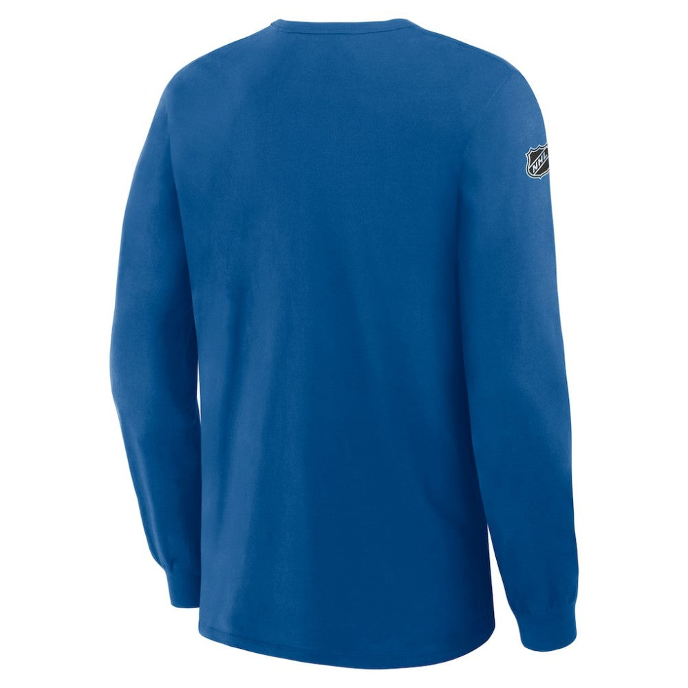 Colorado Avalanche - Fanatics Authentic Pro Property Of Practice Long Sleeve T-Shirt Blue