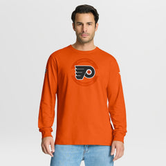 Philadelphia Flyers - Fanatics Authentic Pro Property Of Practice Long Sleeve T-Shirt Orange