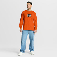 Philadelphia Flyers - Fanatics Authentic Pro Property Of Practice Long Sleeve T-Shirt Orange