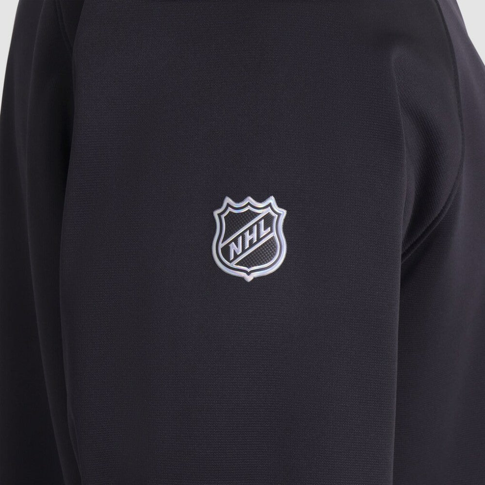 New Jersey Devils - Fanatics Authentic Pro Rink Raglan Quarter-Zip Pullover Black