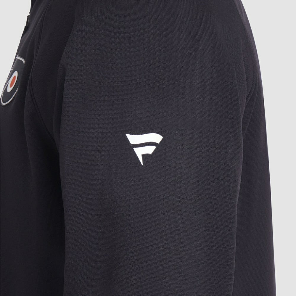Philadelphia Flyers - Fanatics Authentic Pro Rink Raglan Quarter-Zip Pullover Black