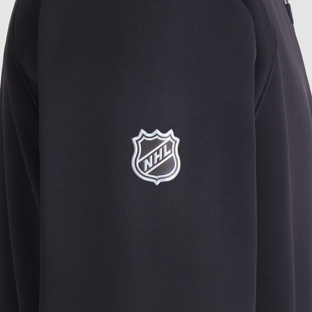 Minnesota Wild - Fanatics Authentic Pro Rink Raglan Quarter-Zip Pullover Black
