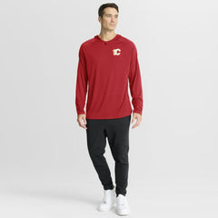 Calgary Flames - Fanatics Authentic Pro Rink Hoodie Red