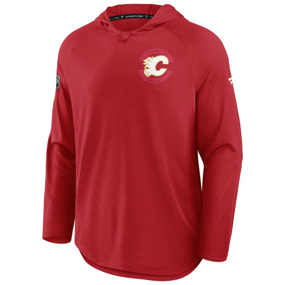 Calgary Flames - Fanatics Authentic Pro Rink Hoodie Red