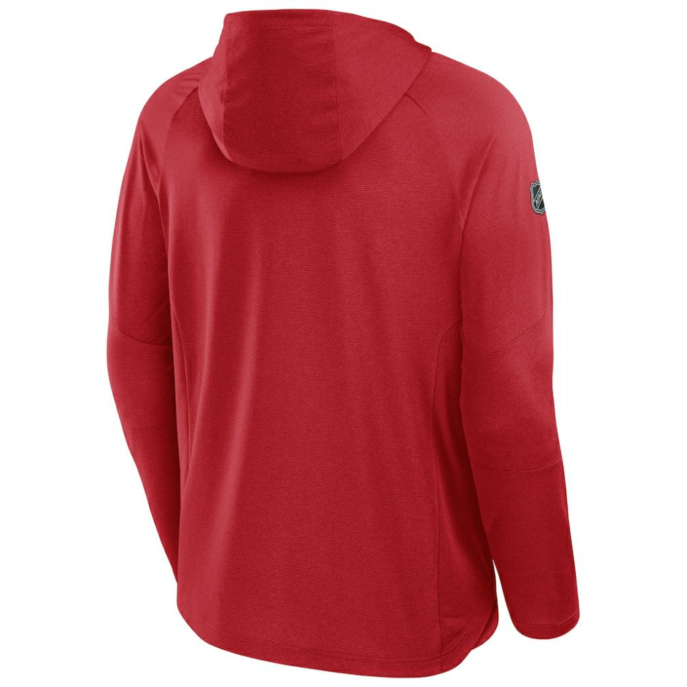 Calgary Flames - Fanatics Authentic Pro Rink Hoodie Red