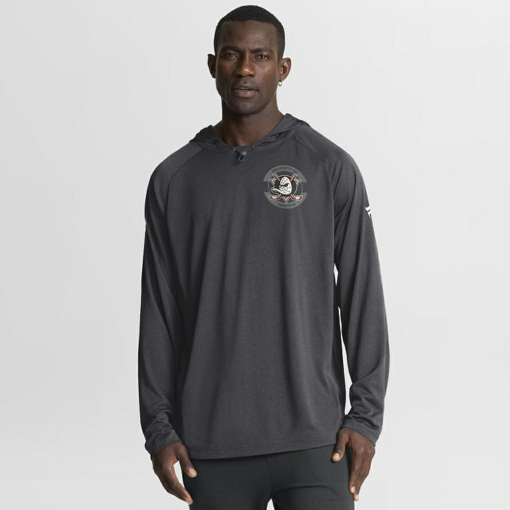Anaheim Ducks - Fanatics Authentic Pro Rink Hoodie Charcoal