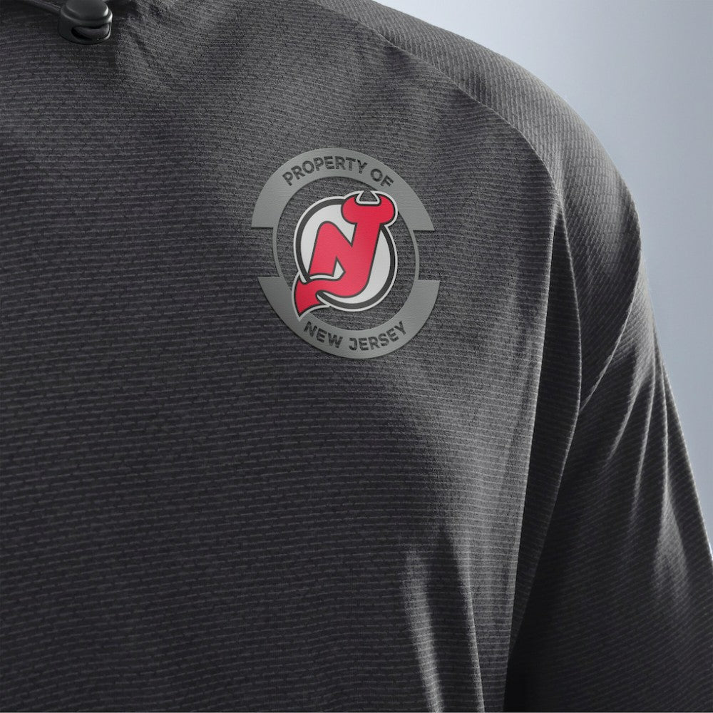 New Jersey Devils - Fanatics Authentic Pro Rink Hoodie Charcoal