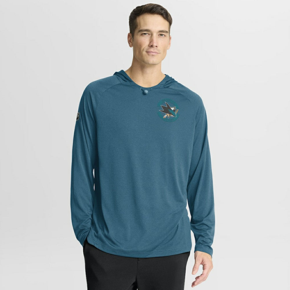 San Jose Sharks - Fanatics Authentic Pro Rink Hoodie Teal