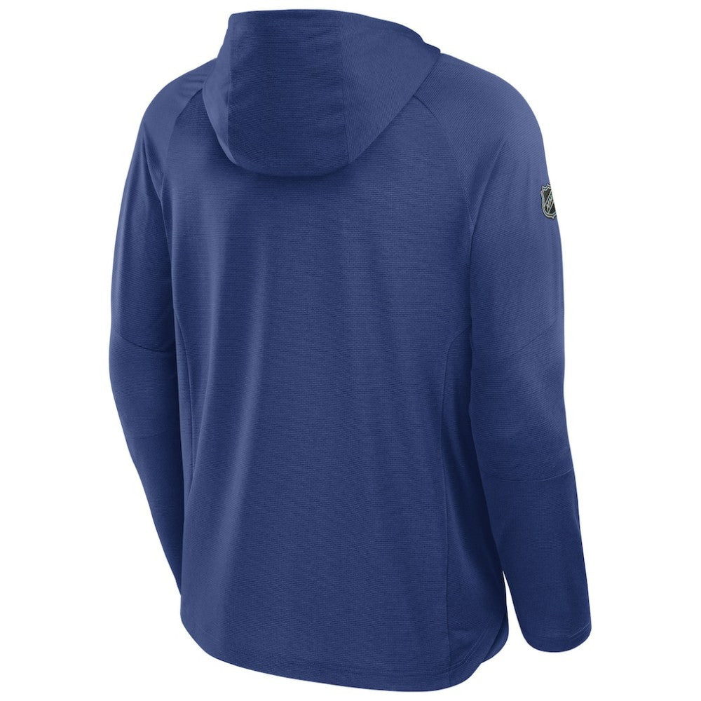 Vancouver Canucks - Fanatics Authentic Pro Rink Hoodie Blue