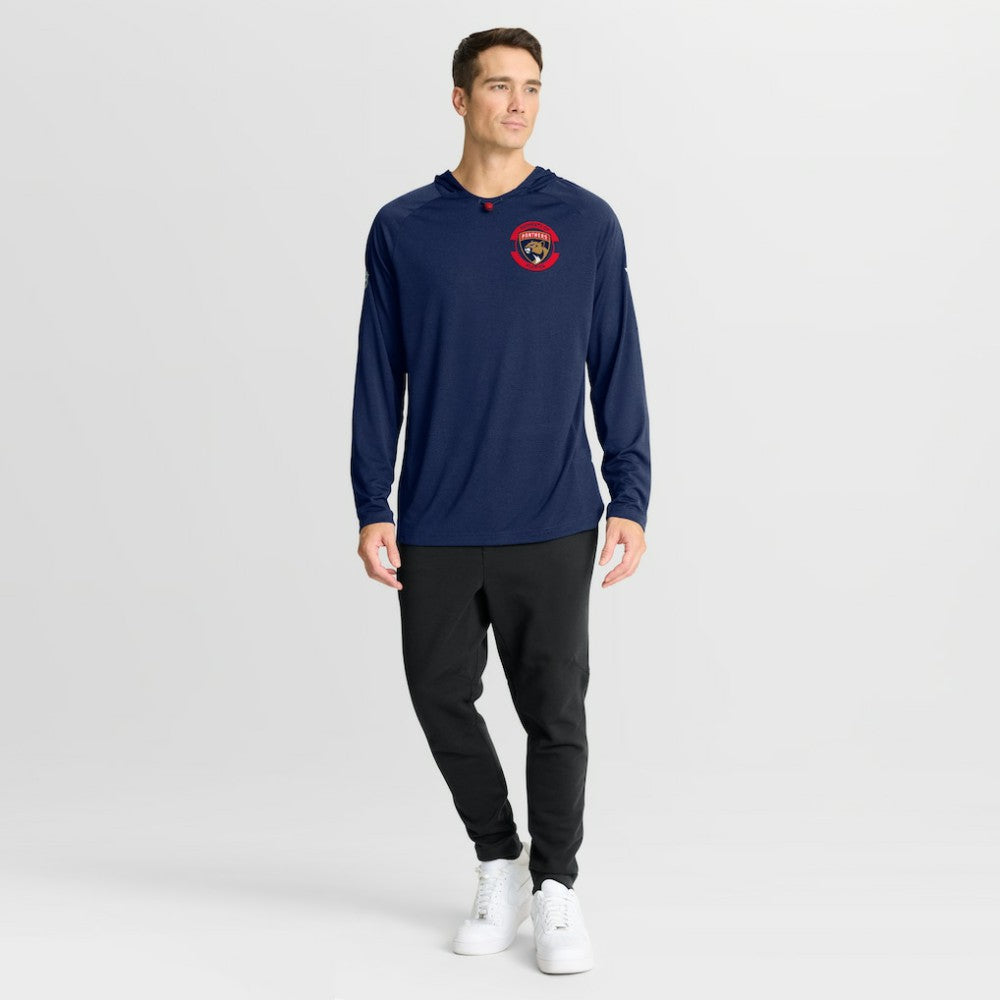 Florida Panthers - Fanatics Authentic Pro Rink Raglan Hoodie Navy