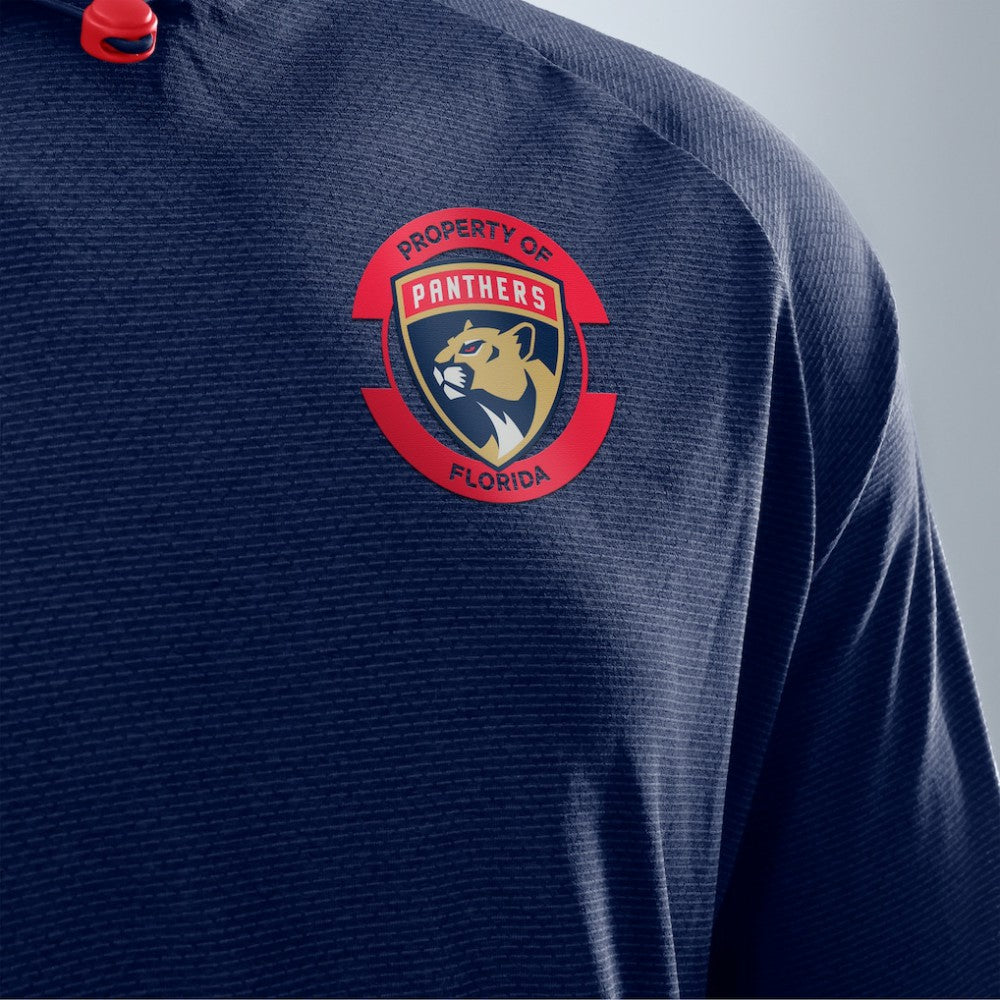 Florida Panthers - Fanatics Authentic Pro Rink Raglan Hoodie Navy