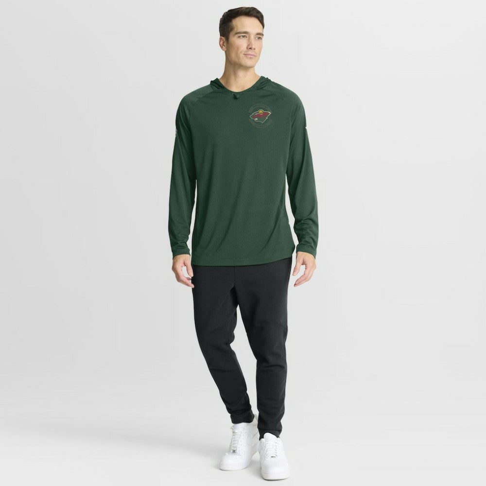 Minnesota Wild - Fanatics Authentic Pro Rink Hoodie Green
