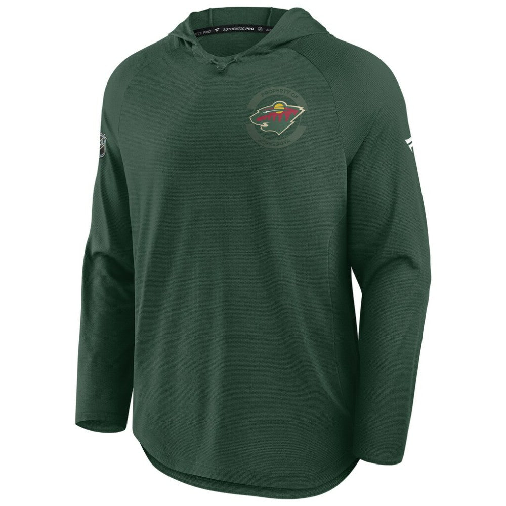Minnesota Wild - Fanatics Authentic Pro Rink Hoodie Green