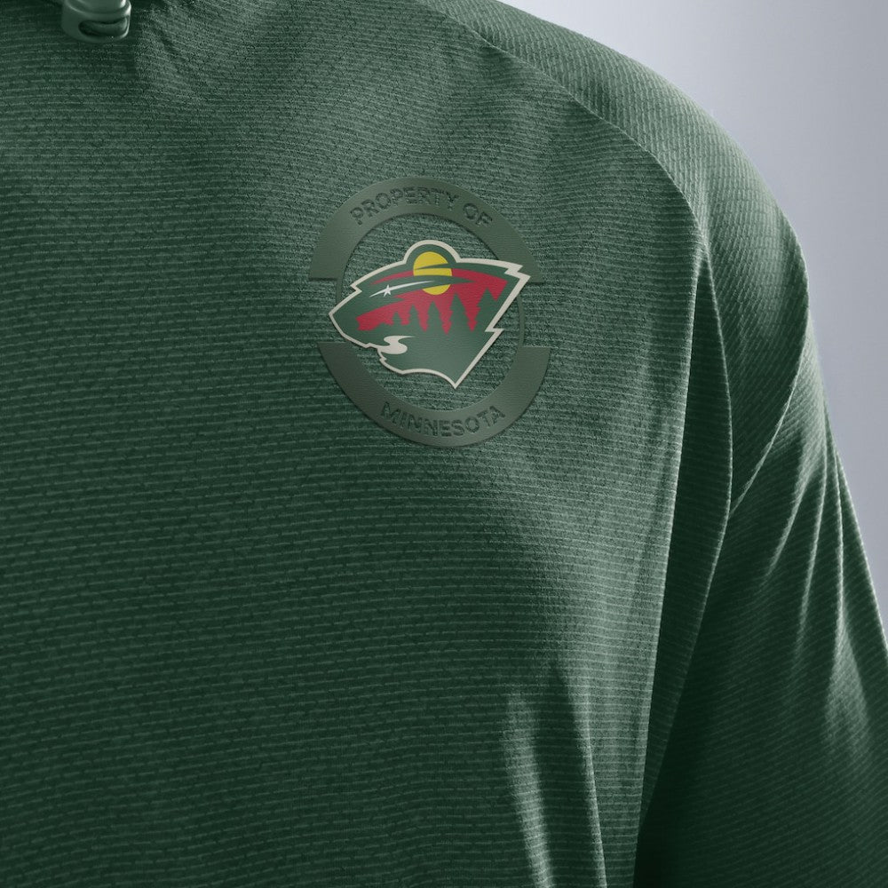 Minnesota Wild - Fanatics Authentic Pro Rink Hoodie Green
