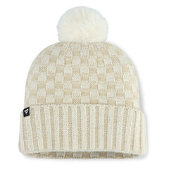 Jacksonville Jaguars Women's Nickel Cuffed Knit Hat with Pom Natural - Fanatics