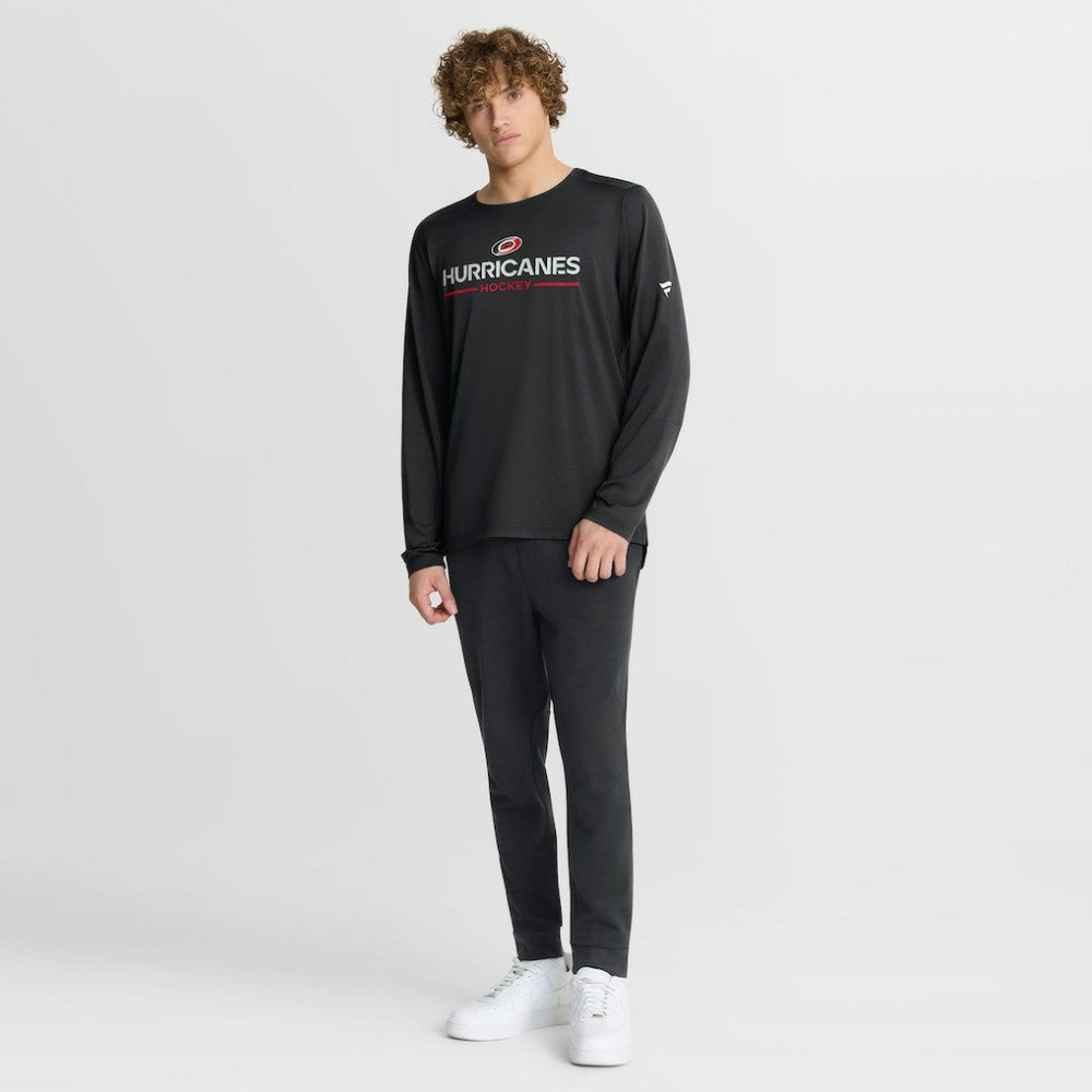 Carolina Hurricanes - Fanatics Authentic Pro Rink Tech Long Sleeve T-Shirt Black