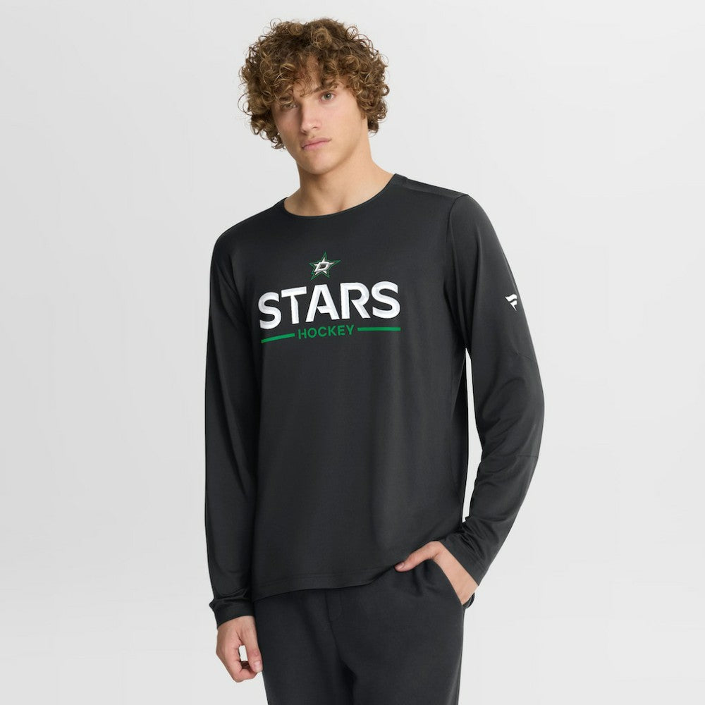 Dallas Stars - Fanatics Authentic Pro Rink Tech Long Sleeve T-Shirt Black