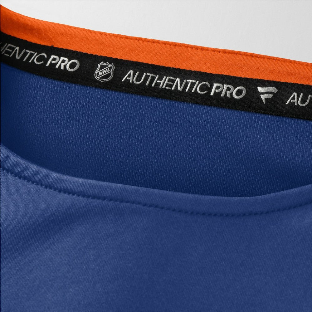 Edmonton Oilers - Fanatics Authentic Pro Rink Tech Long Sleeve T-Shirt Royal