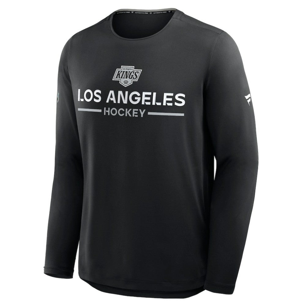 Los Angeles Kings - Fanatics Authentic Pro Rink Tech Long Sleeve T-Shirt Black