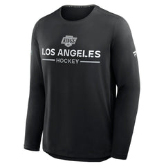 Los Angeles Kings - Fanatics Authentic Pro Rink Tech Long Sleeve T-Shirt Black
