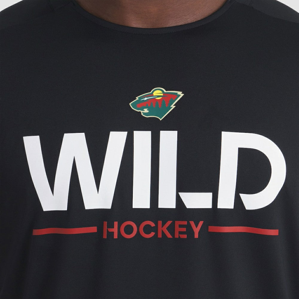 Minnesota Wild - Fanatics Authentic Pro Rink Tech Long Sleeve T-Shirt Black